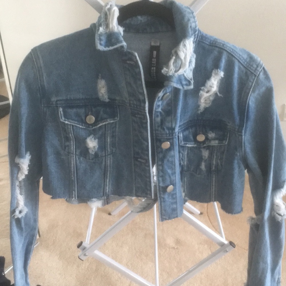 Cropped Denim Jacket